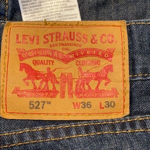 Levi’s men’s 527 jeans. 36/30